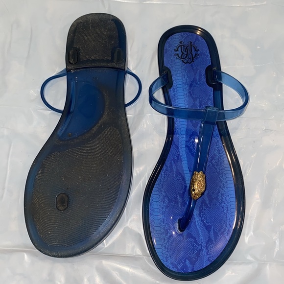 Beach woman sandals. Authentic Roberto Cavalli - Picture 2 of 5